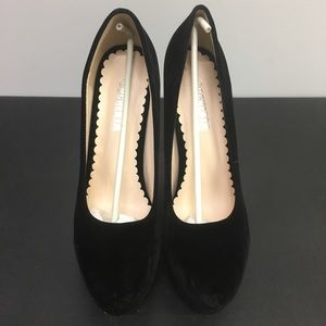 OCHENTA Women’s Round Toe Platform Heel Pumps